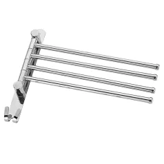 Törülközőtartó, ezüst, HOLDER