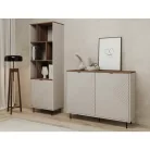 Komód, kasmír/castello tölgy, EYCO 2D