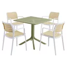 Kerti asztal, zöld, DENTON NEW