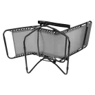 Kerti állítható szék, világosszürke, GERALD NEW