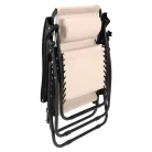 Kerti állítható szék, bézs, GERALD NEW