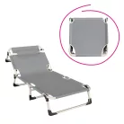 Kerti nyugágy, szürke/bézs, BOVRY