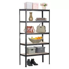 Polcállvány, tölgy/fekete, RADMAN