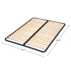 Ágyrács szilárd keretben, 140x200, fém ágyrács 2 NEW