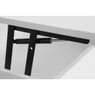 Dohányzóasztal, fehér, ARALYN