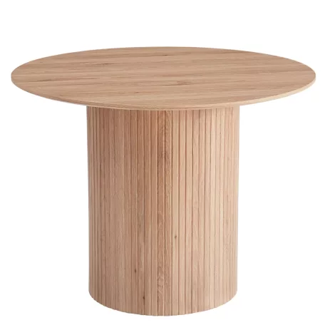 Étkezőasztal, tölgy, átmérő 100 cm, PAOLO