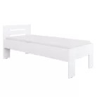 Ágy, 90x200, fehér, BASIS