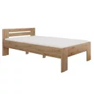 Ágy, 120x200, artisan tölgy, BASIS