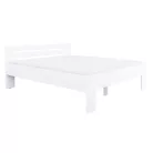Ágy, 180x200, fehér, BASIS
