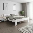 Ágy, 180x200, fehér, BASIS