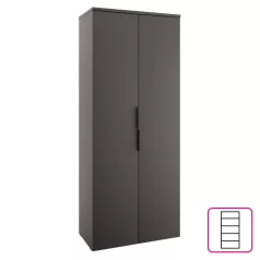 Szekrény, antracit, ADAPO ADP01