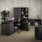 PC asztal, antracit, ADAPO ADP03