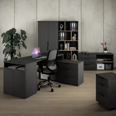 Komód, antracit/cremona tölgy, ADAPO ADP04