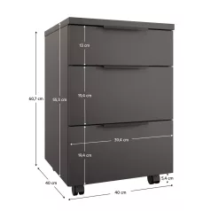 Konténer, antracit, ADAPO ADP06