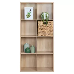 Polcos szekrény, természetes tölgy, SANDE