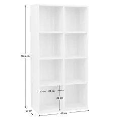 Polcállvány, fehér, SANDE