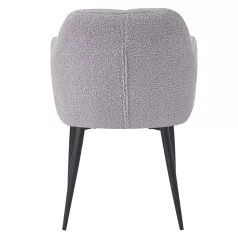 Étkezőszék, szürke/fekete, SENER