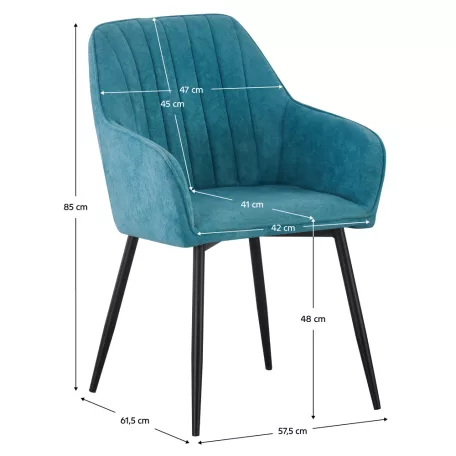 Design fotel, zöld/fekete, VAJRO