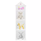 Gyerek könyvespolc, fehér/rózsaszín, MAISON TYP 2