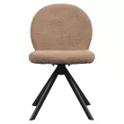 Étkezőszék, világosbarna/fekete, RODIA