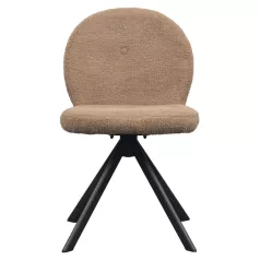 Étkezőszék, világosbarna/fekete, RODIA