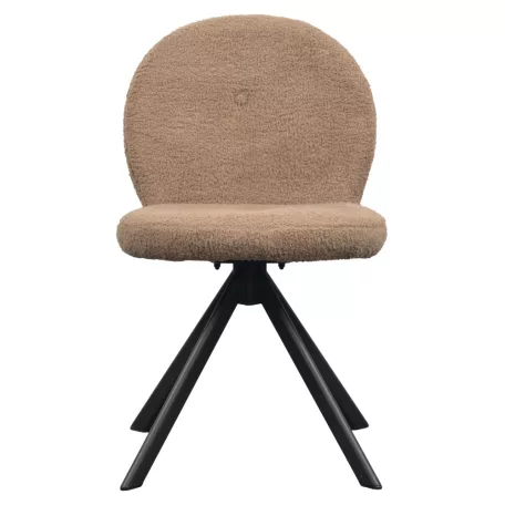 Étkezőszék, világosbarna/fekete, RODIA