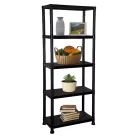 Polcállvány, fekete, ROMEN