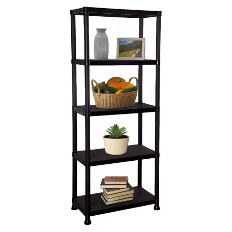 Polcállvány, fekete, ROMEN