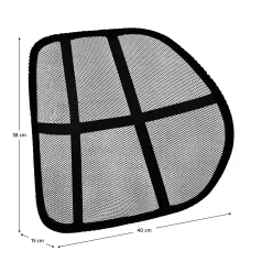 Ergonomikus háttámla, fekete, BEKIO