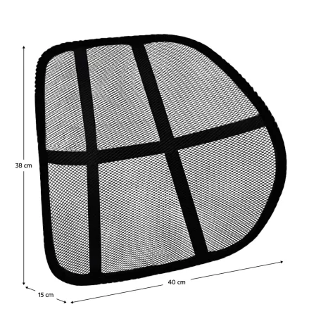 Ergonomikus háttámla, fekete, BEKIO