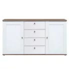 Komód, canyon fenyő/sonoma trüffel tölgy, TEINA KOM2D4S