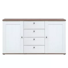 Komód, canyon fenyő/sonoma trüffel tölgy, TEINA KOM2D4S