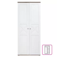   Szekrény, canyon fenyő/sonoma trüffel tölgy, TEINA SZF2D006