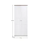 Szekrény, canyon fenyő/sonoma trüffel tölgy, TEINA SZF2D007