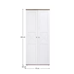   Szekrény, canyon fenyő/sonoma trüffel tölgy, TEINA SZF2D007