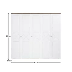 Szekrény, canyon fenyő/sonoma trüffel tölgy, TEINA SZF5D