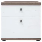 Éjjeliszekrény, canyon fenyő/sonoma trüffel tölgy, TEINA KOM2S