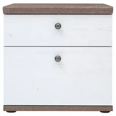   Éjjeliszekrény, canyon fenyő/sonoma trüffel tölgy, TEINA KOM2S