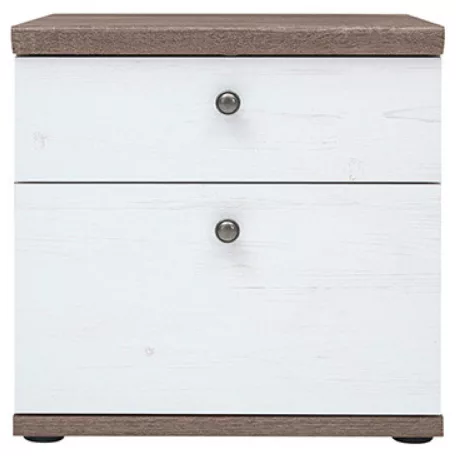 Éjjeliszekrény, canyon fenyő/sonoma trüffel tölgy, TEINA KOM2S