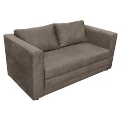 Kihúzható kanapé, szürkésbarna Taupe, BEJA
