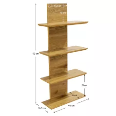 Fali polc, tölgy, ROBUS