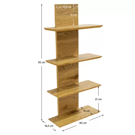 Fali polc, tölgy, ROBUS