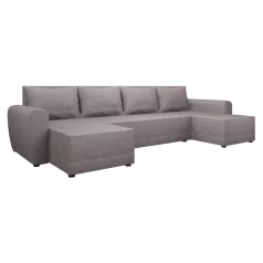   Univerzális ülőgarnitúra, szürkésbézs Taupe, DAKAR NEW U