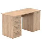 Íróasztal, artisan tölgy, EUSTACH