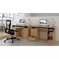 PC asztal, artisan tölgy, B9 NEW