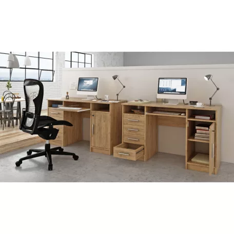 PC asztal, artisan tölgy, B9 NEW