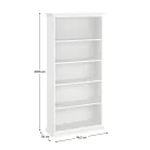 Polcos szekrény, fehér, PARIS 79864