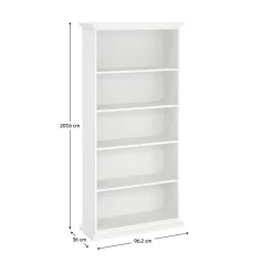 Polcos szekrény, fehér, PARIS 79864