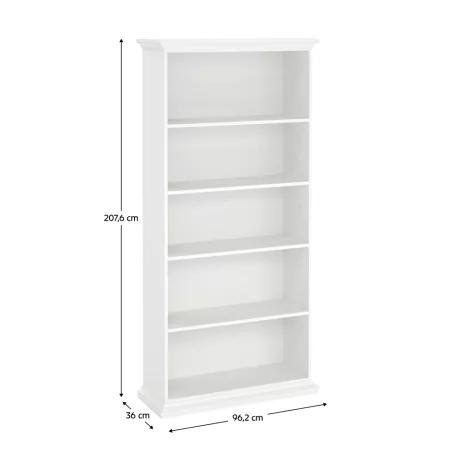 Polcos szekrény, fehér, PARIS 79864