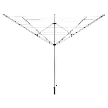 Kerti ruhaszárító, ezüst/fekete, 50 m, ROTARY NEW TYP 1